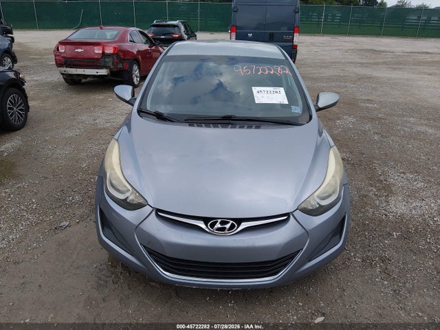 2016 Hyundai Elantra Se მანქანა იყიდება აუქციონზე, vin: 5NPDH4AE1GH713739, აუქციონის ნომერი: 45722282