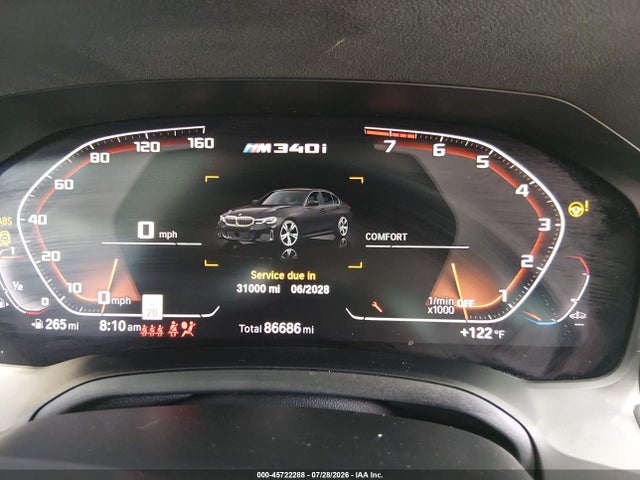 Aukcja sprzedaży 2020 Bmw M340i M340i Xdrive, vin: WBA5U9C08LFH51617, numer aukcji: 45722288