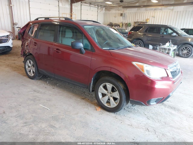 2016 Subaru Forester 2.5i მანქანა იყიდება აუქციონზე, vin: JF2SJABC6GH520767, აუქციონის ნომერი: 45722310