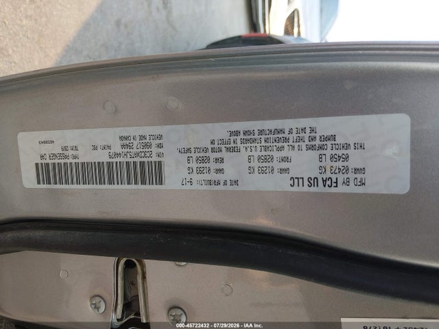 Aukcja sprzedaży 2018 Dodge Charger Police Rwd, vin: 2C3CDXAT5JH144079, numer aukcji: 45722432
