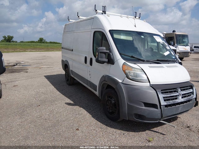 2014 Ram Promaster 2500 High Roof მანქანა იყიდება აუქციონზე, vin: 3C6TRVCG4EE110337, აუქციონის ნომერი: 45722458