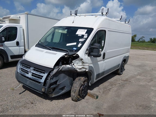45722458 :رقم المزاد ، 3C6TRVCG4EE110337 vin ، 2014 Ram Promaster 2500 High Roof مزاد بيع