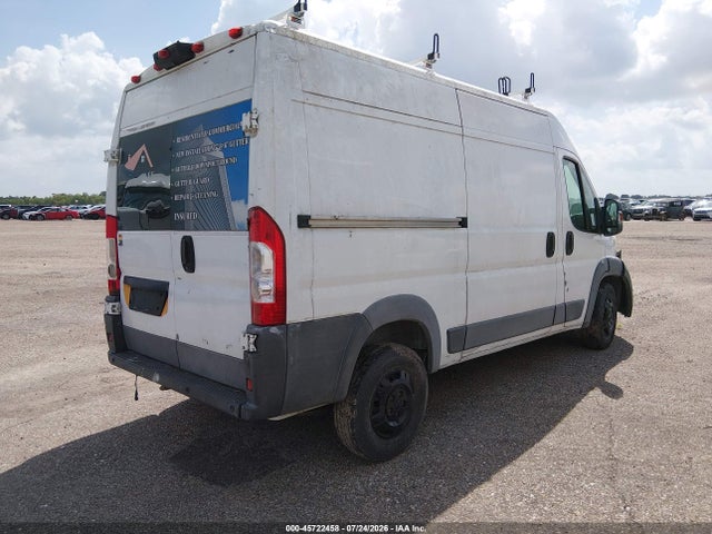 45722458 :رقم المزاد ، 3C6TRVCG4EE110337 vin ، 2014 Ram Promaster 2500 High Roof مزاد بيع