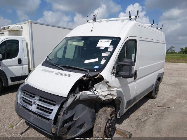 45722458 :رقم المزاد ، 3C6TRVCG4EE110337 vin ، 2014 Ram Promaster 2500 High Roof مزاد بيع