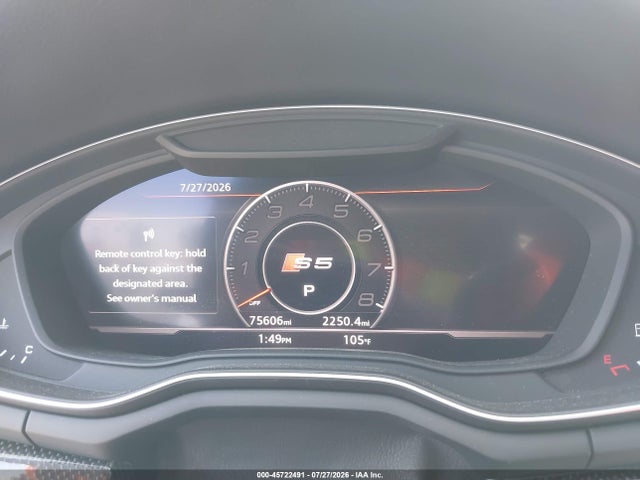 Продажа на аукционе авто 2018 Audi S5 3.0t Premium Plus, vin: WAUP4AF57JA021528, номер лота: 45722491