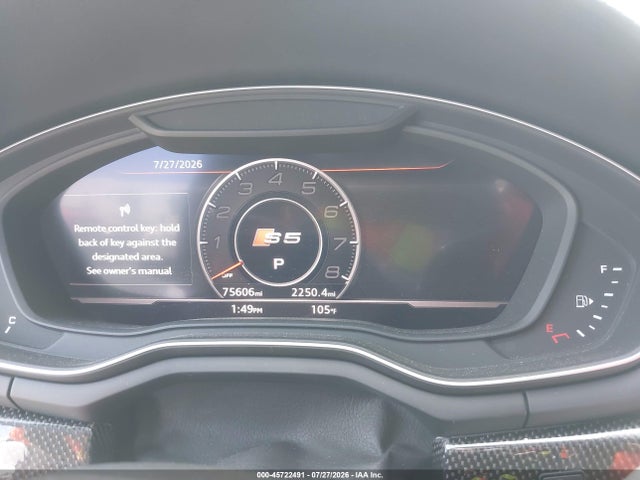 Продажа на аукционе авто 2018 Audi S5 3.0t Premium Plus, vin: WAUP4AF57JA021528, номер лота: 45722491