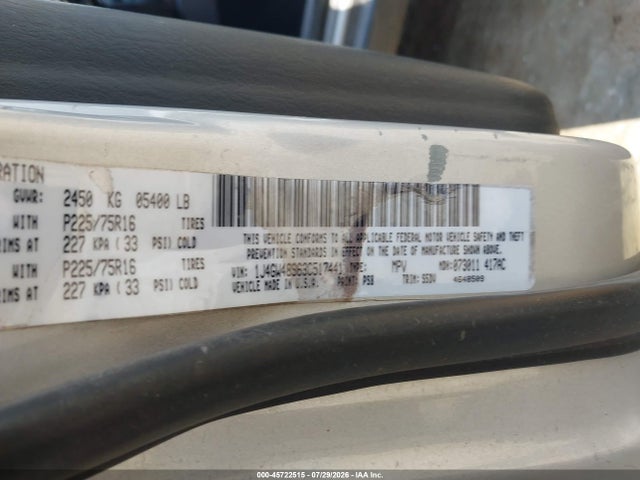 Продаж на аукціоні авто 2003 Jeep Grand Cherokee Laredo, vin: 1J4GW48S63C517441, номер лоту: 45722515