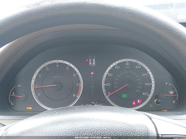 45722599 :رقم المزاد ، 1HGCP2F30AA008554 vin ، 2010 Honda Accord 2.4 Lx مزاد بيع