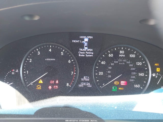 45722714 :رقم المزاد ، JTHBL5EF4E5130883 vin ، 2014 Lexus Ls 460 مزاد بيع