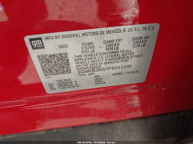 Chevrolet Blazer Awd 3lt 2023 3GNKBJRS7PS213339 Image 9