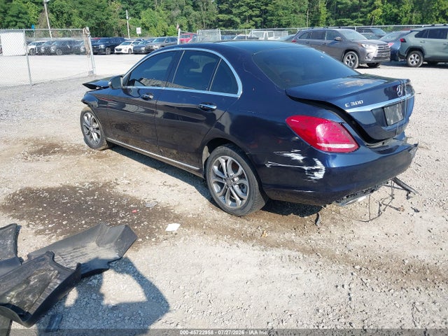 45722958 :رقم المزاد ، 55SWF4KB3FU094558 vin ، 2015 Mercedes-benz C 300 4matic مزاد بيع