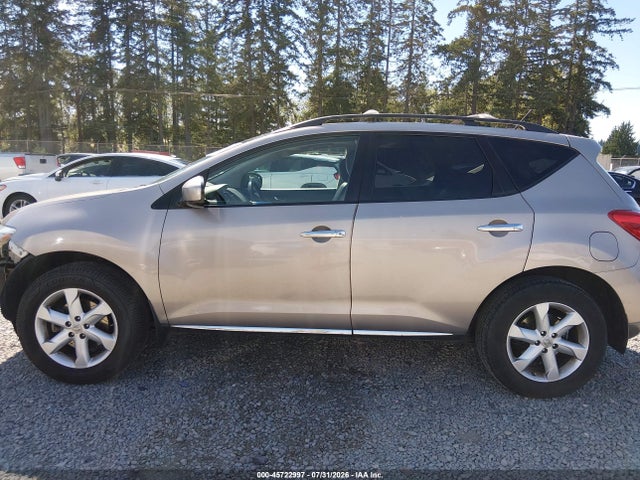 Продажа на аукционе авто 2009 Nissan Murano Sl, vin: JN8AZ18UX9W003400, номер лота: 45722997