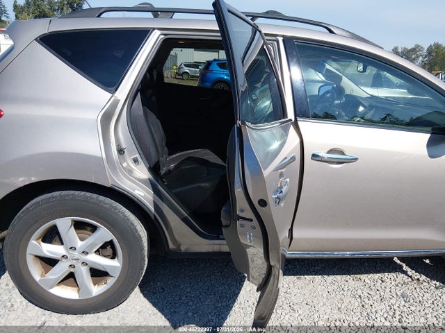 Продажа на аукционе авто 2009 Nissan Murano Sl, vin: JN8AZ18UX9W003400, номер лота: 45722997
