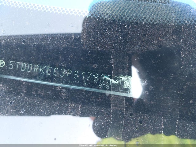 2023 Toyota Sienna Xse მანქანა იყიდება აუქციონზე, vin: 5TDDRKEC3PS178353, აუქციონის ნომერი: 45723092