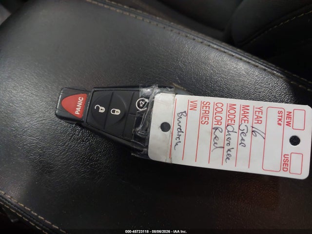2016 Jeep Cherokee Latitude მანქანა იყიდება აუქციონზე, vin: 1C4PJLCB7GW200889, აუქციონის ნომერი: 45723118