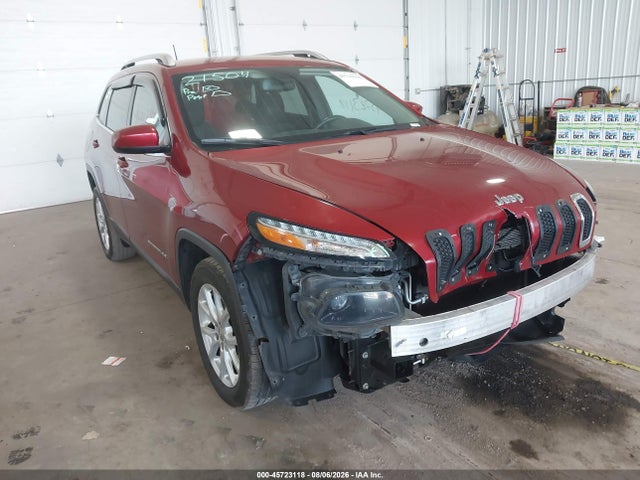 2016 Jeep Cherokee Latitude მანქანა იყიდება აუქციონზე, vin: 1C4PJLCB7GW200889, აუქციონის ნომერი: 45723118