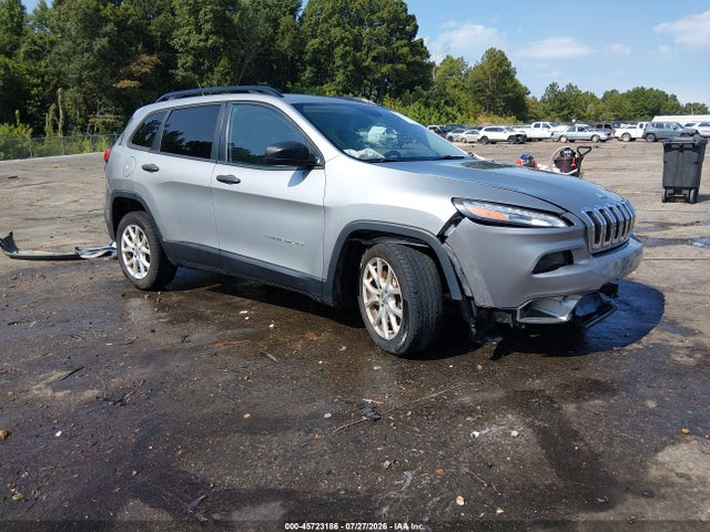 2016 Jeep Cherokee Sport მანქანა იყიდება აუქციონზე, vin: 1C4PJLABXGW260068, აუქციონის ნომერი: 45723186
