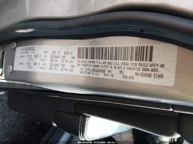Продаж на аукціоні авто 2016 Jeep Cherokee Sport, vin: 1C4PJLABXGW260068, номер лоту: 45723186