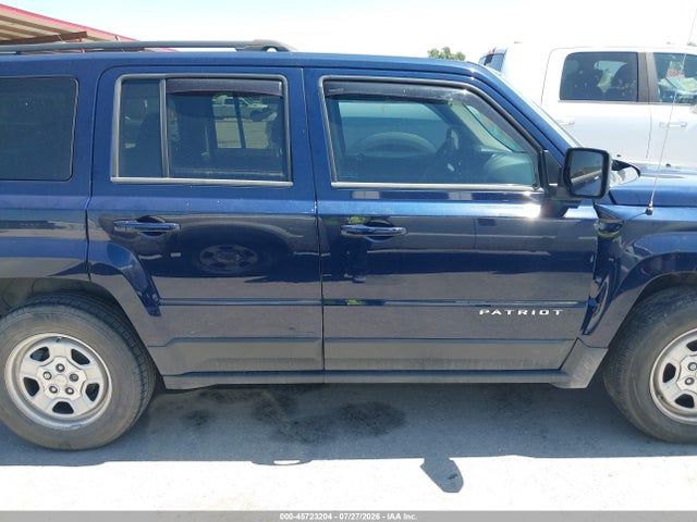 2016 Jeep Patriot Sport მანქანა იყიდება აუქციონზე, vin: 1C4NJPBB9GD536765, აუქციონის ნომერი: 45723204