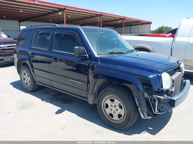 2016 Jeep Patriot Sport მანქანა იყიდება აუქციონზე, vin: 1C4NJPBB9GD536765, აუქციონის ნომერი: 45723204