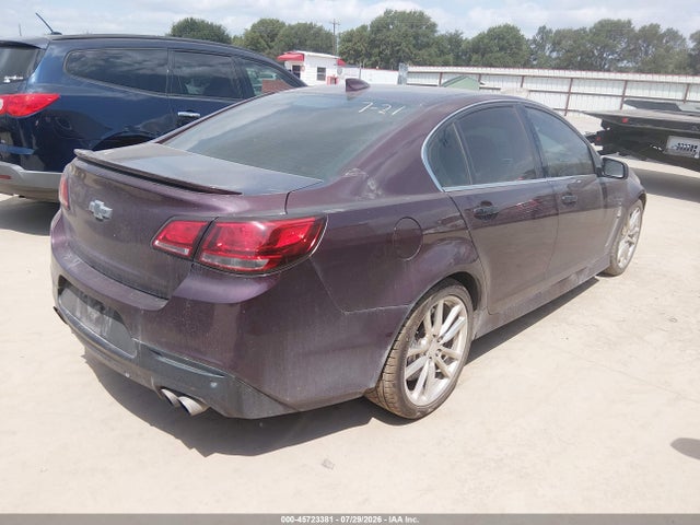 2015 Chevrolet Ss მანქანა იყიდება აუქციონზე, vin: 6G3F15RW9FL121406, აუქციონის ნომერი: 45723381