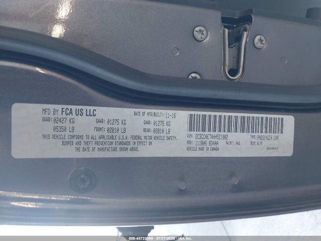 Chrysler 300C 2017 2C3CCAETXHH521882 Image 9