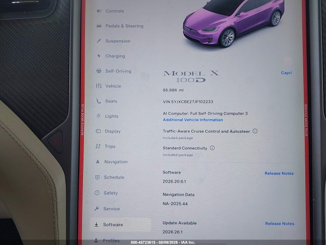 Tesla Model X 100d/75d/p100d 2018 5YJXCBE27JF102233 Image 7