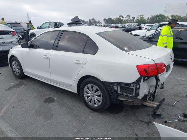 45723627 :رقم المزاد ، 3VW2K7AJ1CM379222 vin ، 2012 Volkswagen Jetta 2.0l S مزاد بيع