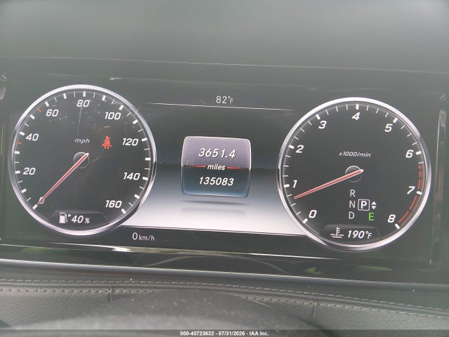45723632 :رقم المزاد ، WDDUG8CB3FA076698 vin ، 2015 Mercedes-benz S 550 مزاد بيع