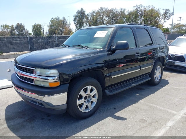 2005 Chevrolet Tahoe Ls მანქანა იყიდება აუქციონზე, vin: 1GNEC13V25R142550, აუქციონის ნომერი: 45723668