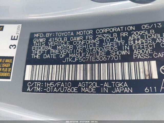 Scion TC 2014 JTKJF5C71E3067701 Image 9
