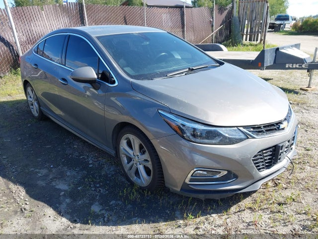 2018 Chevrolet Cruze Premier Auto მანქანა იყიდება აუქციონზე, vin: 1G1BF5SM2J7123420, აუქციონის ნომერი: 45723753
