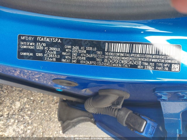 Продаж на аукціоні авто 2024 Dodge Hornet R/t Eawd, vin: ZACPDFCW8R3A24518, номер лоту: 45723843