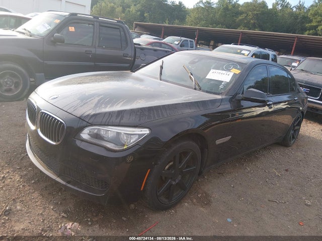 2014 Bmw 750 I მანქანა იყიდება აუქციონზე, vin: WBAYE8C53ED135982, აუქციონის ნომერი: 45724134