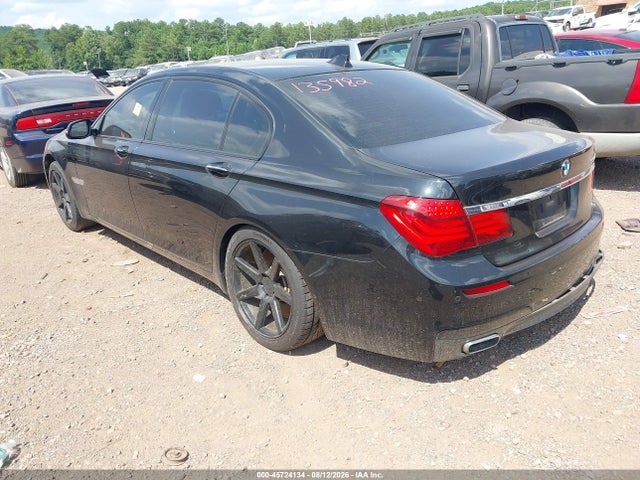 2014 Bmw 750 I მანქანა იყიდება აუქციონზე, vin: WBAYE8C53ED135982, აუქციონის ნომერი: 45724134