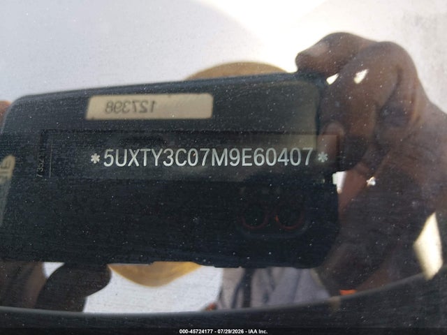 45724177 :رقم المزاد ، 5UXTY3C07M9E60407 vin ، 2021 Bmw X3 Sdrive30i مزاد بيع