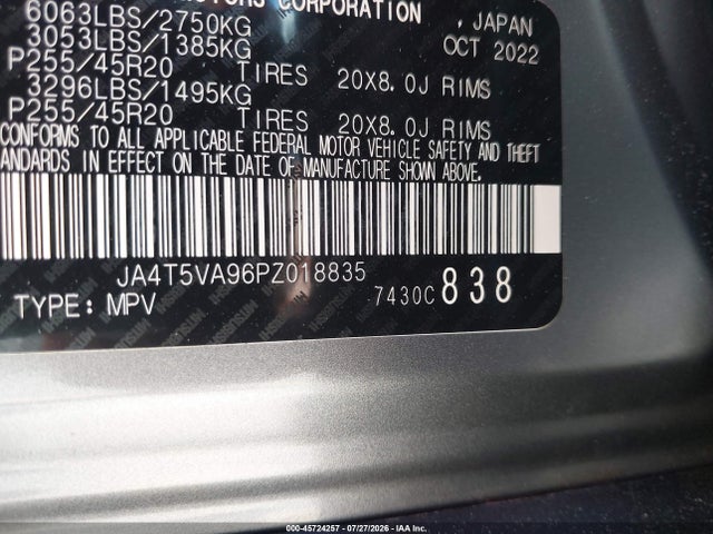 Продажа на аукционе авто 2023 Mitsubishi Outlander Phev 40th Anniversary S-awc/sel S-awc, vin: JA4T5VA96PZ018835, номер лота: 45724257