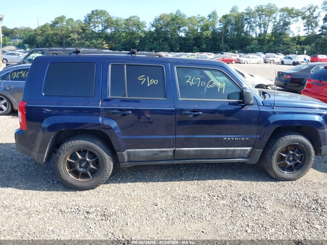 2017 Jeep Patriot Sport მანქანა იყიდება აუქციონზე, vin: 1C4NJPBA6HD102425, აუქციონის ნომერი: 45724285