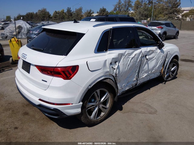 Продажа на аукционе авто 2020 Audi Q3 Premium 45 Tfsi S Line Quattro Tiptronic, vin: WA1DECF30L1057068, номер лота: 45724392