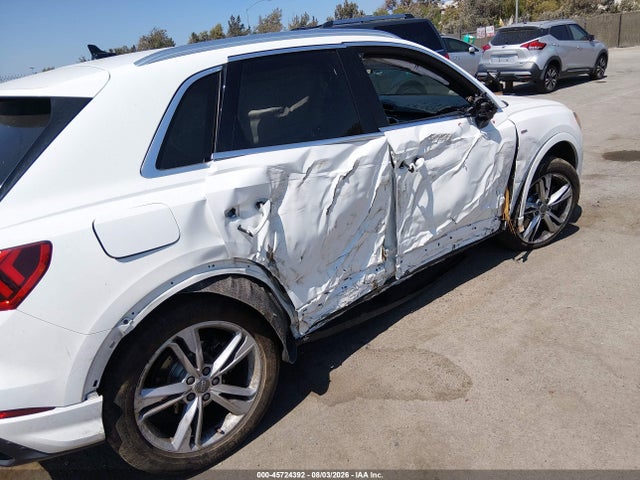 Продажа на аукционе авто 2020 Audi Q3 Premium 45 Tfsi S Line Quattro Tiptronic, vin: WA1DECF30L1057068, номер лота: 45724392