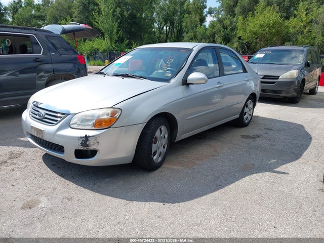 2008 Kia Spectra Ex მანქანა იყიდება აუქციონზე, vin: KNAFE121685541329, აუქციონის ნომერი: 45724423