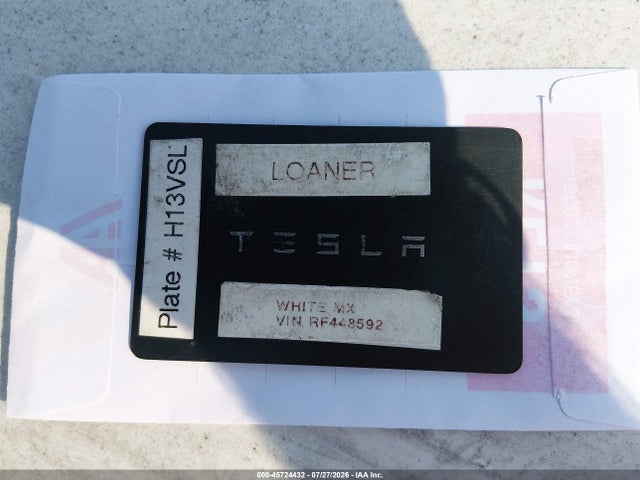 Продаж на аукціоні авто 2024 Tesla Model X Plaid Tri Motor All-wheel Drive, vin: 7SAXCBE69RF448592, номер лоту: 45724432