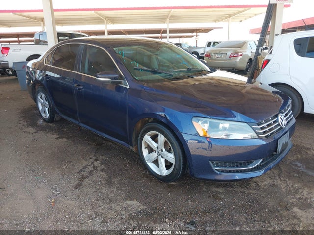 2013 Volkswagen Passat 2.5l Se მანქანა იყიდება აუქციონზე, vin: 1VWBP7A38DC107014, აუქციონის ნომერი: 45724483