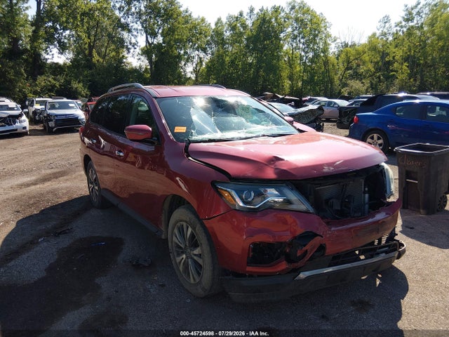 2017 Nissan Pathfinder Platinum/s/sl/sv მანქანა იყიდება აუქციონზე, vin: 5N1DR2MM8HC607107, აუქციონის ნომერი: 45724598