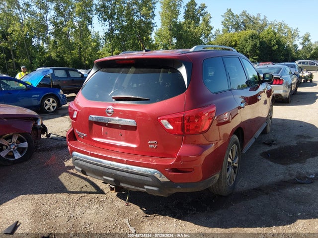 2017 Nissan Pathfinder Platinum/s/sl/sv მანქანა იყიდება აუქციონზე, vin: 5N1DR2MM8HC607107, აუქციონის ნომერი: 45724598