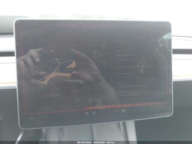 Продаж на аукціоні авто 2023 Tesla Model Y Awd/long Range Dual Motor All-wheel Drive, vin: 7SAYGDEE3PA042300, номер лоту: 45724638