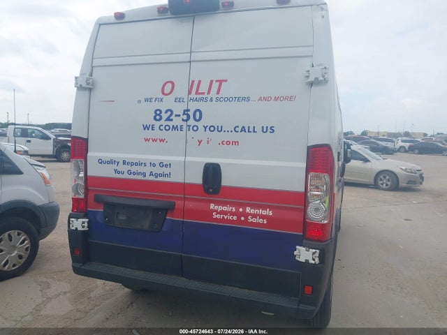 45724643 :رقم المزاد ، 3C6TRVBG6LE103064 vin ، 2020 Ram Promaster 1500 High Roof 136 Wb مزاد بيع