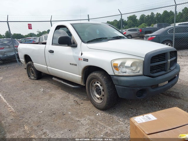 Продажа на аукционе авто 2008 Dodge Ram 1500 St/sxt, vin: 1D7HA16K18J138608, номер лота: 45724696
