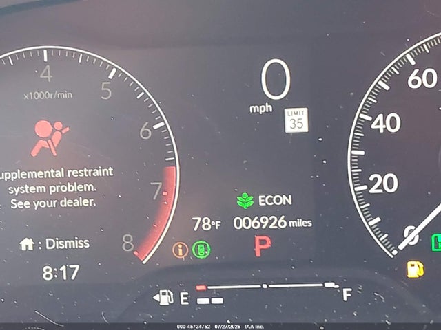 Продажа на аукционе авто 2026 Honda Civic Sport, vin: 2HGFE2F57TH506940, номер лота: 45724752