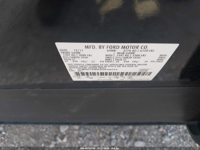 Ford EXPLORER XLT 2018 1FM5K7D89JGA54233 Image 9